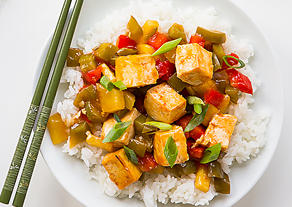 Baked Sweet and Sour Tofu