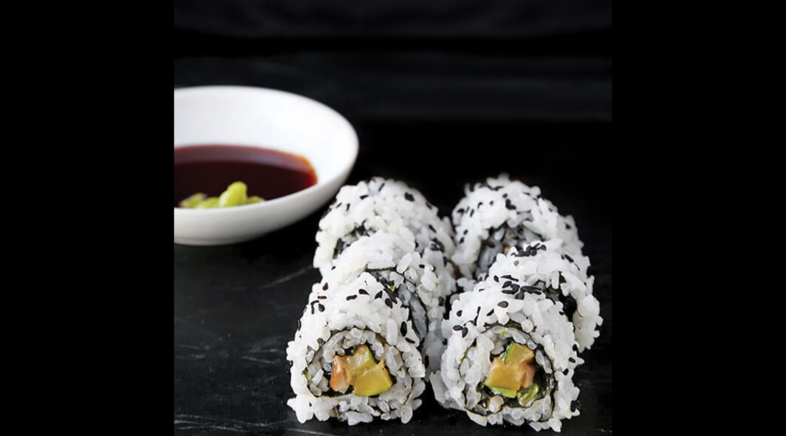 Mushroom & Zucchini Uramaki