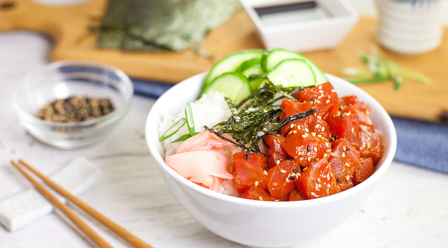 Korean Ahi Poke Bowl